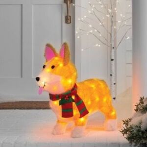 Target Wondershop tinsel corgi